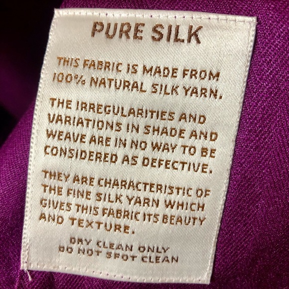 Gorgeous, pure silk, purple blazer - Picture 8 of 8